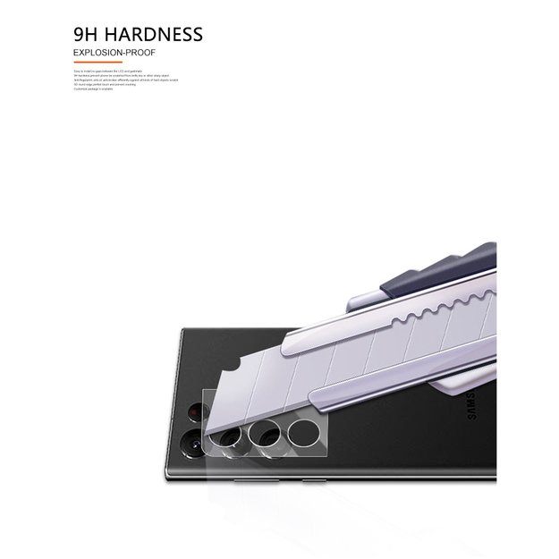 Mocolo Silk Camera Lens Glass – apsauginis stiklas, skirtas Samsung Galaxy S22 Ultra fotoaparato objektyvui 20