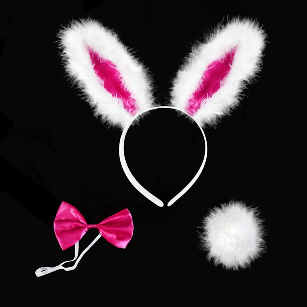 the ears of a hare + bow tie