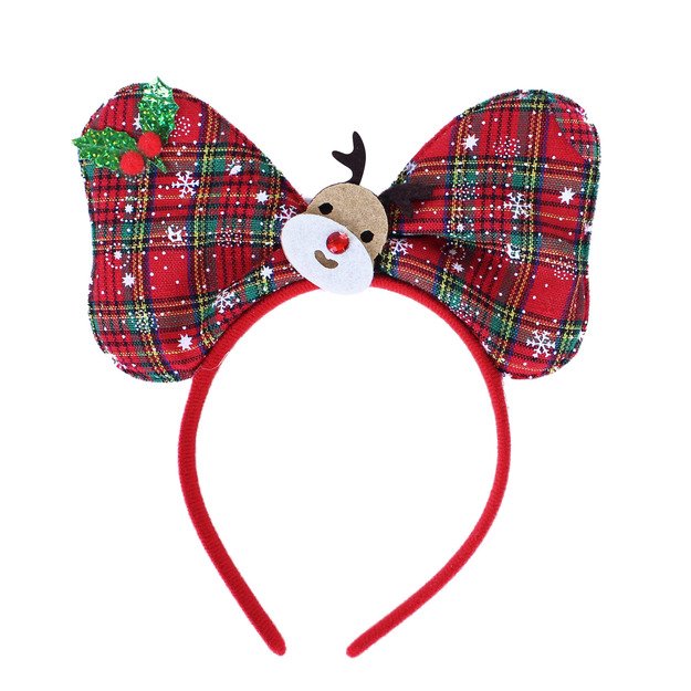 Children Christmas headband with reindeer