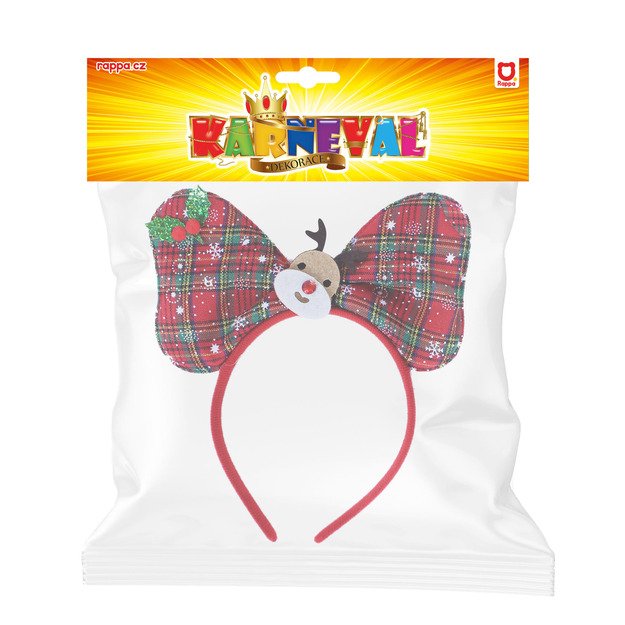 Children Christmas headband with reindeer