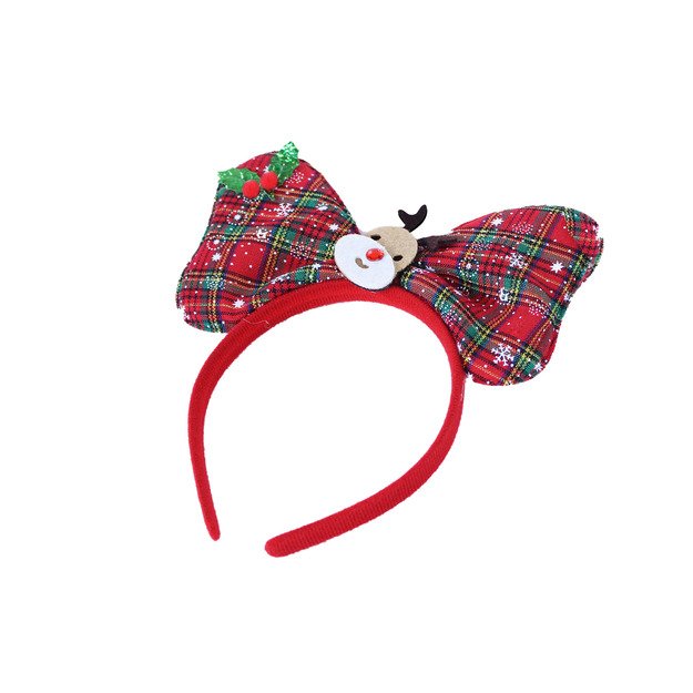 Children Christmas headband with reindeer
