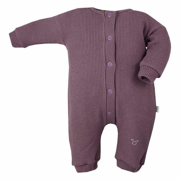 Infant jumpsuit Koala Pure purple, size 80 (9-12m), 80 (9-12m)