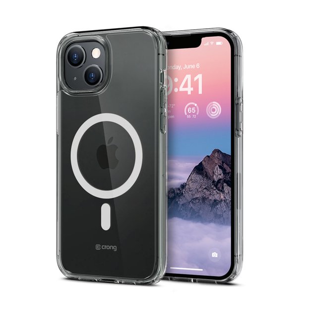Crong Clear MAG Cover magnetinis dėklas, skirtas iPhone 14 Max (skaidrus) 9
