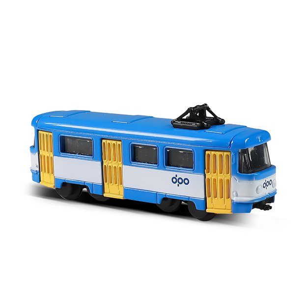 Metal tram mini DPO Ostrava 8.5 cm