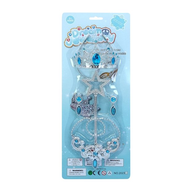 Princess blue set with accessories