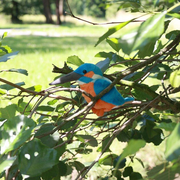 Plush kingfisher 12 cm ECO-FRIENDLY
