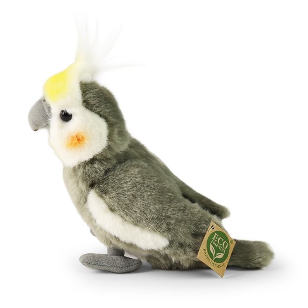 Plush parrot Cockateel 20 cm ECO-FRIENDLY