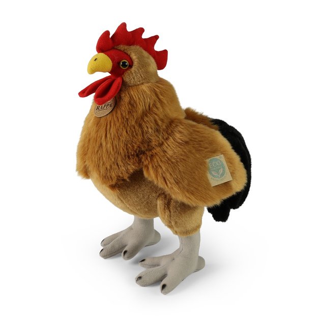 Plush rooster 34 cm ECO-FRIENDLY