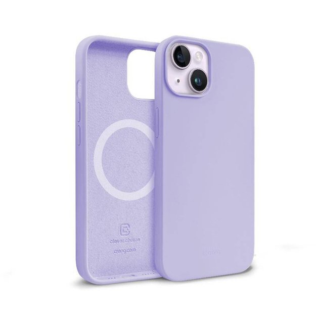 „Crong Color Cover“ magnetinis dėklas, skirtas „iPhone 14 Plus“ (violetinė)