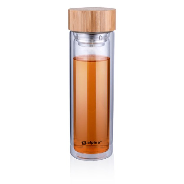 Alpina - terminio stiklo buteliukas (dvigubos sienelės) 450 ml 15