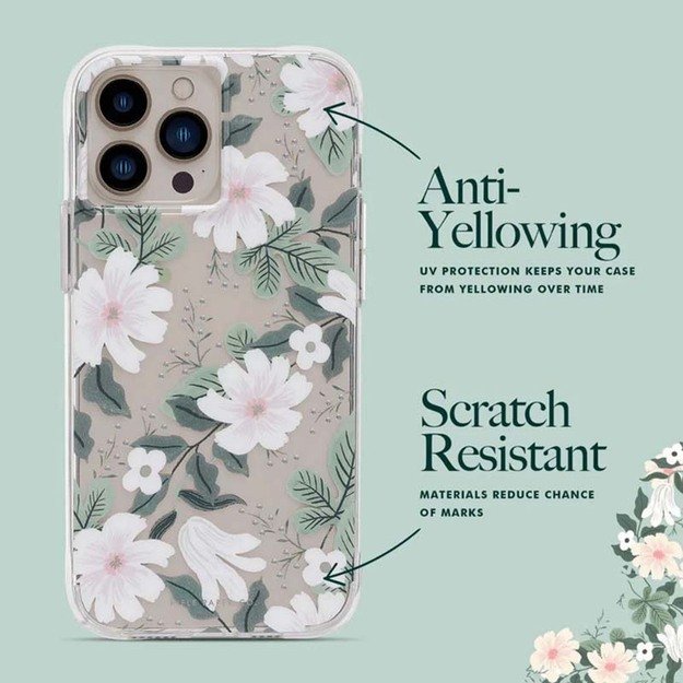 Skaidrus šautuvų popierius – dėklas, skirtas iPhone 14 Pro Max (Willow) 6