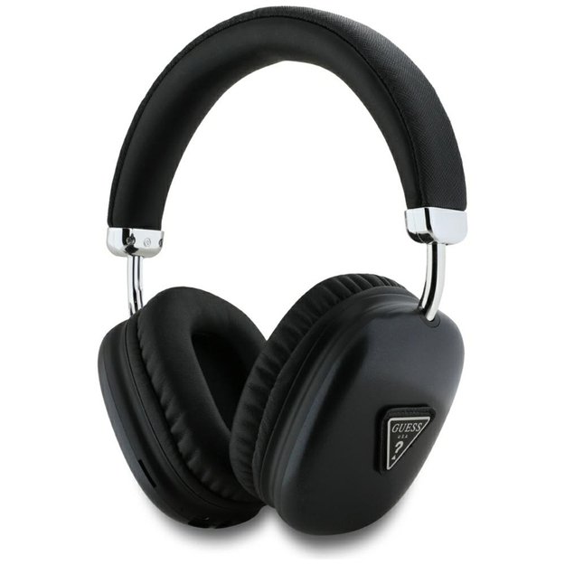 Guess Metallic Triangle Logo - Wireless Over-Ear Headphones Bluetooth V5.3 (black) 1