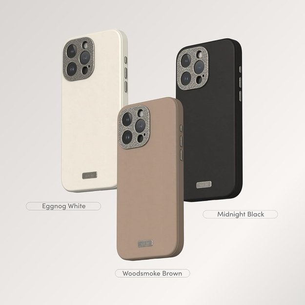 Moshi Napa MagSafe – odinis dėklas, skirtas iPhone 15 Pro Max (kiaušinio baltas) 13
