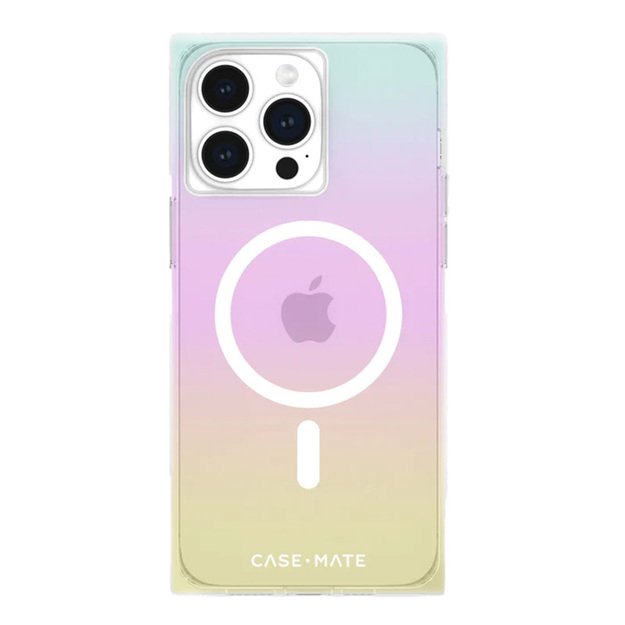 Case-Mate BLOX MagSafe – iPhone 15 Pro Max dėklas (Rainbow Frosting)