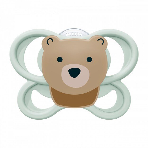 NUK Perfect Match Air BEAR pacifier 0-6m 1pc box, 0-6 m