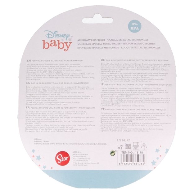 Peliukas Mikis – mikrobangų krosnelės rinkinys (dubuo su šaukštu) (vėsus) 9