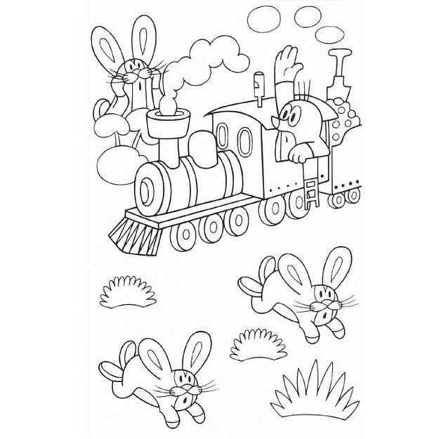 the A5 coloring book The Mole