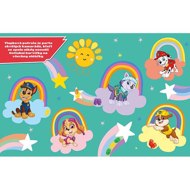 Paw Patrol colorful fingers