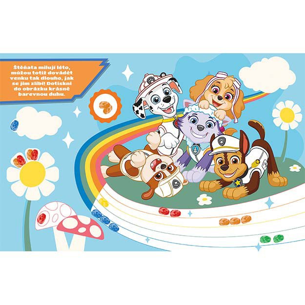 Paw Patrol colorful fingers