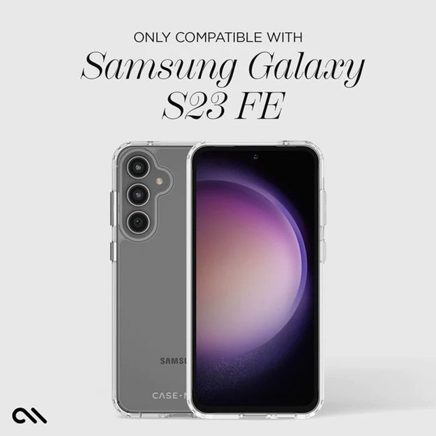 Case-Mate Tough Clear – dėklas, skirtas Samsung Galaxy S23 FE 5G (skaidrus) 16