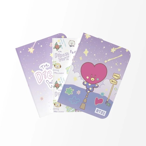 BT21 - Set of A6 notebooks TATA (3 pieces) 1