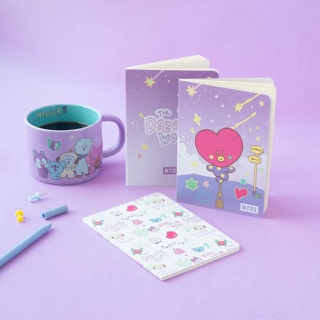 BT21 - Set of A6 notebooks TATA (3 pieces) 6