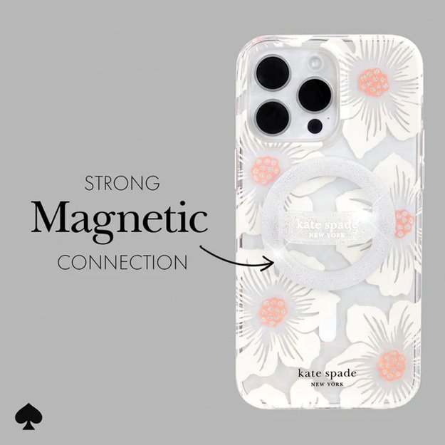 Kate Spade New York Magnetic Loop Grip - MagSafe pirštų laikiklis (The Sparkle Silver) 3