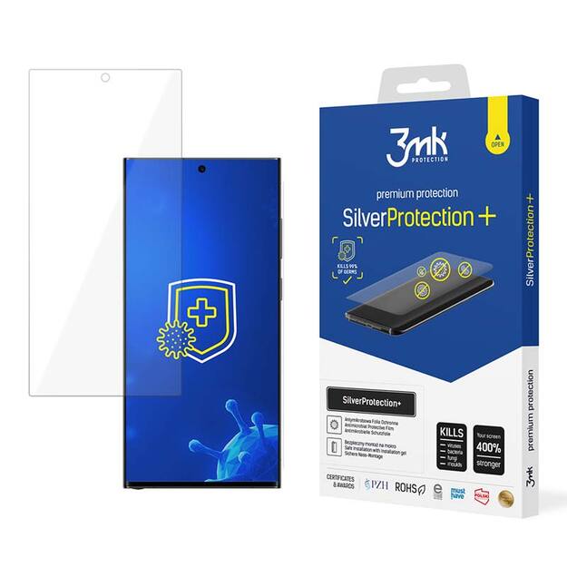3mk Silver Protect+ – apsauginė plėvelė, skirta Samsung Galaxy S23 Ultra 1