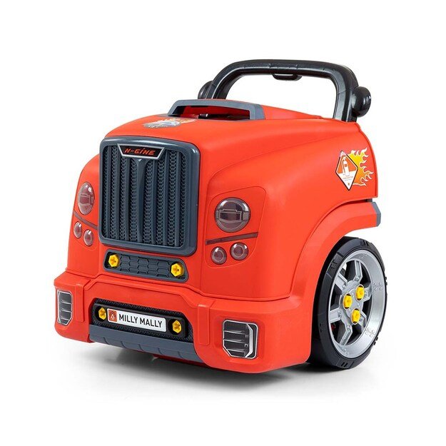 Realistic model of the front of the car with an opening hood Milly Mally N-GINE red 1