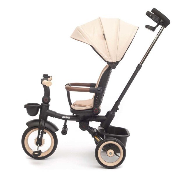 Luxury children s tricycle with lighting Milly Mally Twinkle beige 3