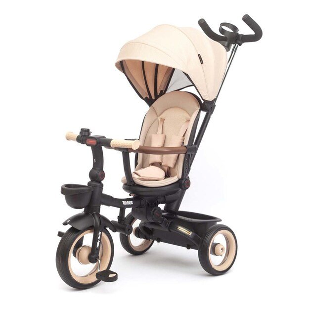 Luxury children s tricycle with lighting Milly Mally Twinkle beige 1