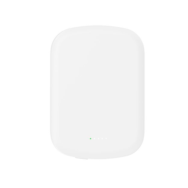 Crong MagSpot Power Bank – belaidis itin plonas maitinimo blokas su MagSafe 5000mAh, USB-C 20W PD (balta) 17