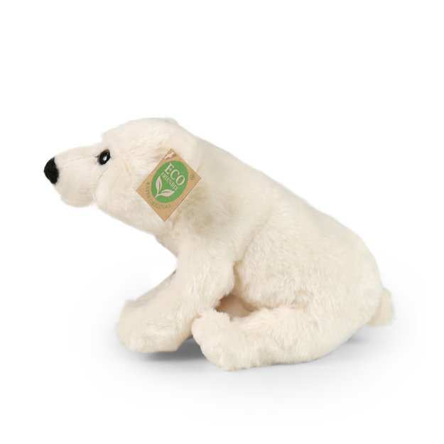 Plush polar bear 22 cm ECO-FRIENDLY