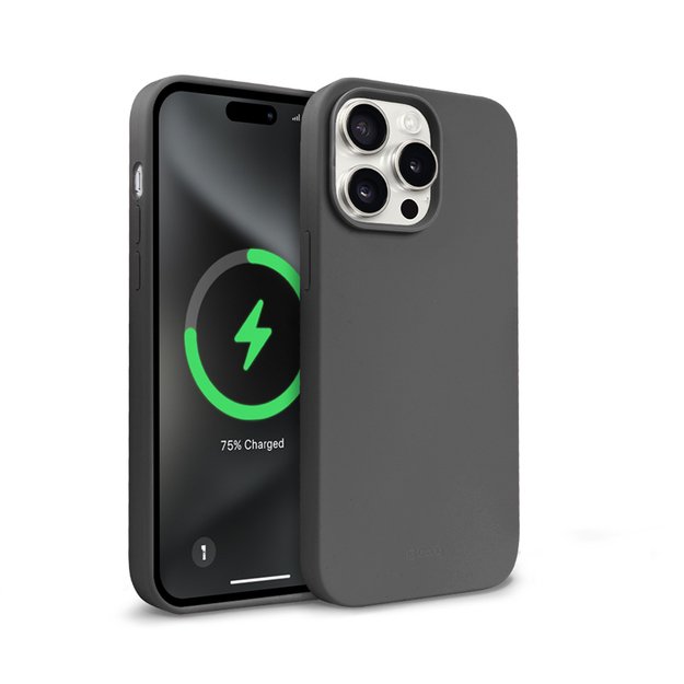 Crong Color Cover Magnetic – dėklas, skirtas iPhone 15 Pro Max MagSafe (titano)