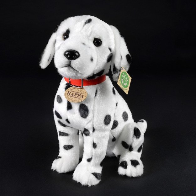 Plush Dalmatian with collar 30 cm ECO-FRIENDLY