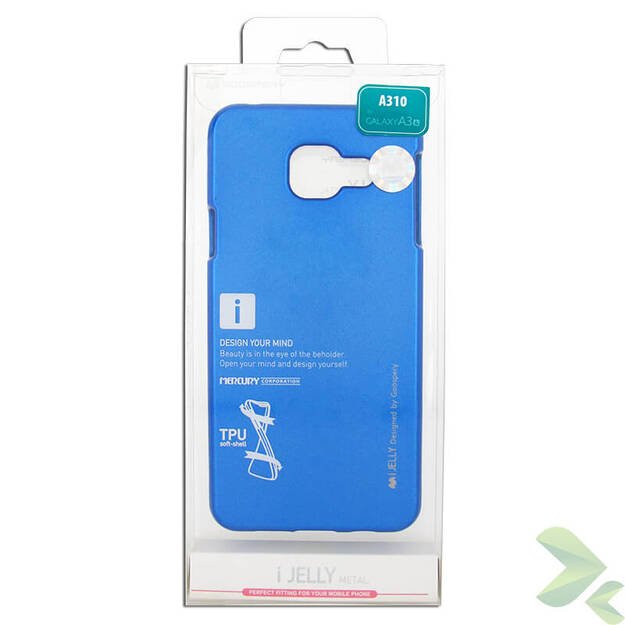 Mercury I-Jelly – dėklas, skirtas Samsung Galaxy A3 (2016) (mėlynas) 1