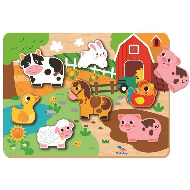 2Kids Toys Farm Puzzle