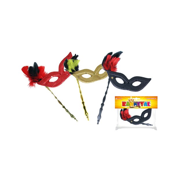 the eye mask with feathers 3 colours