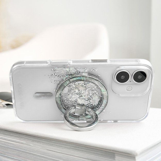 Case-Mate Karat MagSafe – iPhone 16 skirtas dėklas su perlų įdėklu (perlų prisilietimas) 33