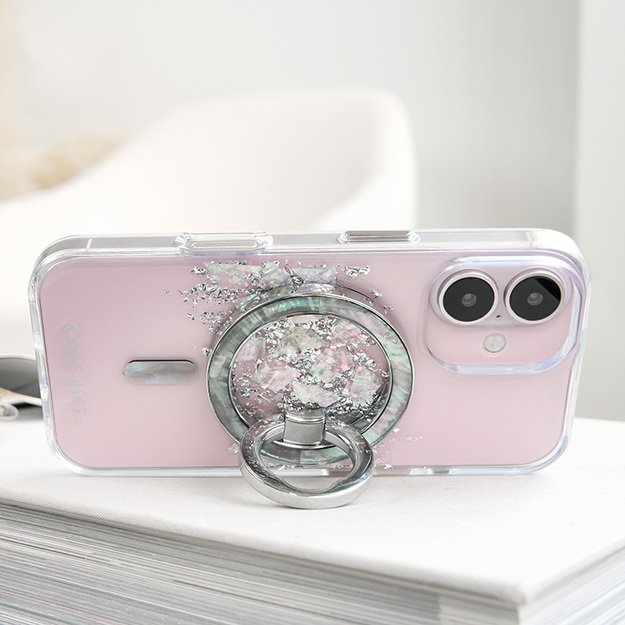 Case-Mate Karat MagSafe – iPhone 16 skirtas dėklas su perlų įdėklu (perlų prisilietimas) 34