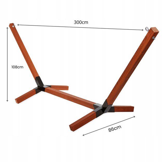 Wooden stand for hammock Baby Mix impregnated 300 kg