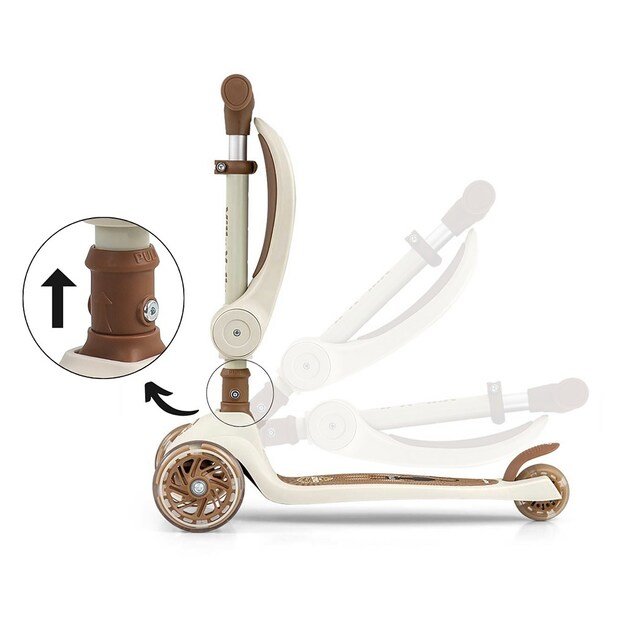 FUZZY 3-Wheel Balance Scooter with Seat for Kids classic