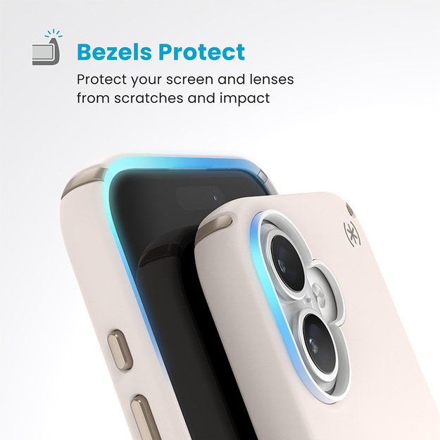 Speck Presidio2 Pro ClickLock & MagSafe – dėklas, skirtas iPhone 16 (balintas kaulas / Heirloom Gold / Hazel Brown) 26