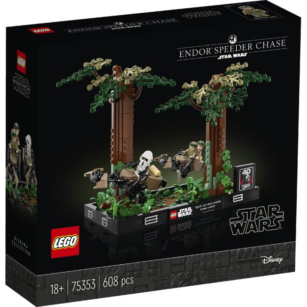 LEGO Star Wars Endor Speeder Chase Diorama