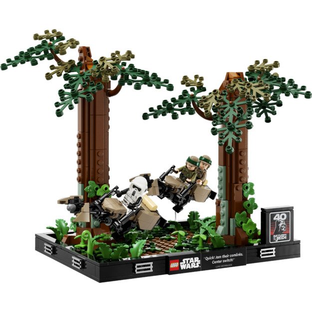 LEGO Star Wars Endor Speeder Chase Diorama