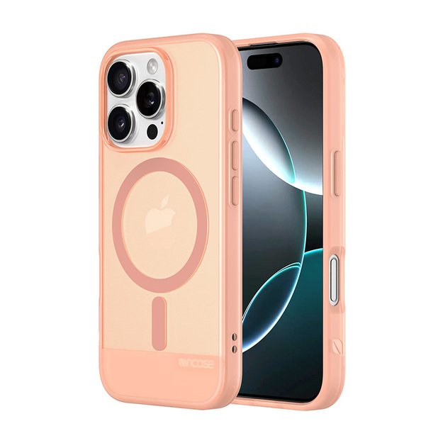 Incase Slim Case MagSafe – dėklas iPhone 16 Pro (raudonai rožinis) 15