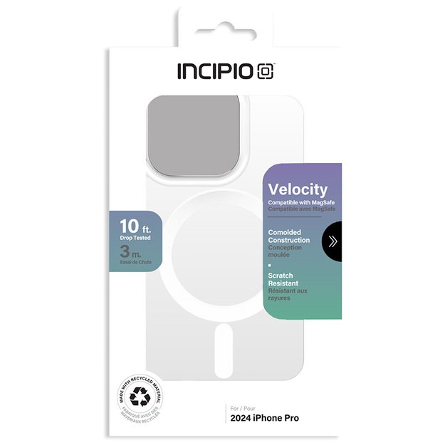 „Incipio Velocity MagSafe“ – „iPhone 16 Pro“ dėklas (aiškus) 10