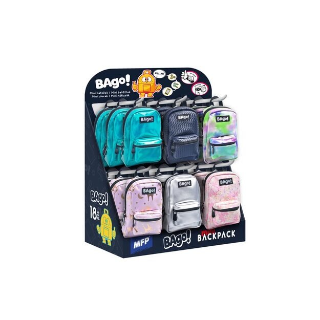 Mini backpack BAgo! L - Display 18 pcs