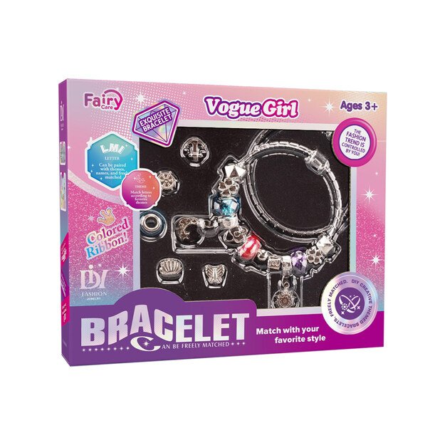 Girls  bracelets with charms