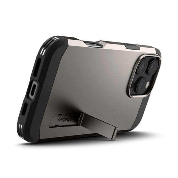 Spigen Tough Armor Mag MagSafe – dėklas, skirtas iPhone 16 Pro Max (Gunmetal)